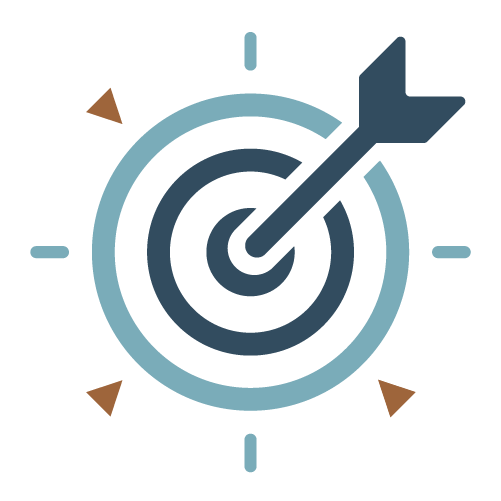 graphic icon representing retargeting