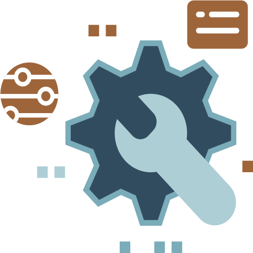 graphic icon representing technical seo